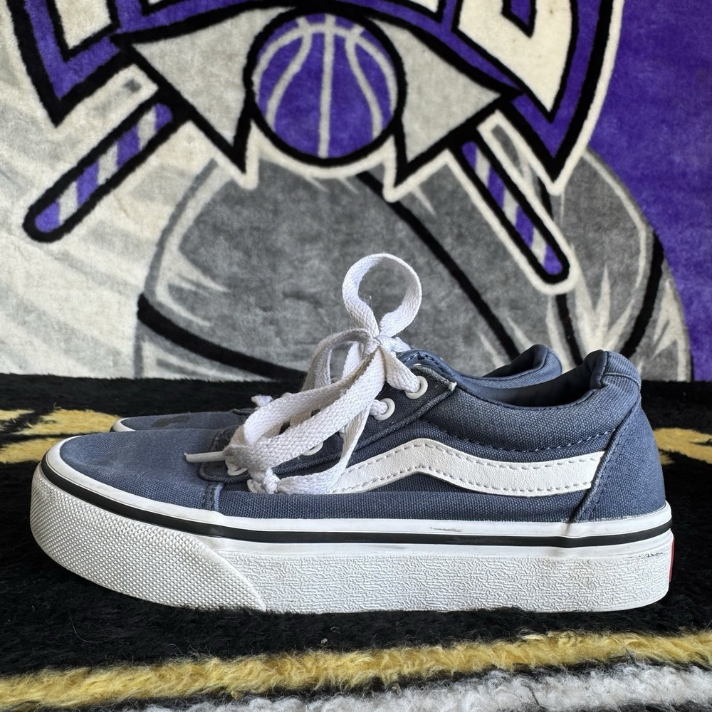 Size 13c - Vans Little Kids' Ward Navy Sneakers, Boys'